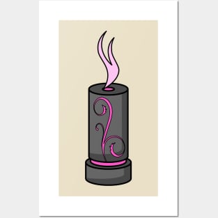 Pink and Grey Air Diffuser Posters and Art